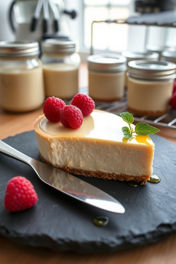 silky sous vide cheesecake perfection