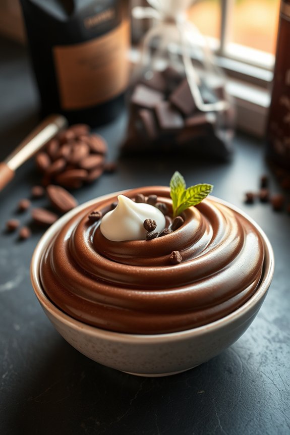 silky sous vide chocolate mousse