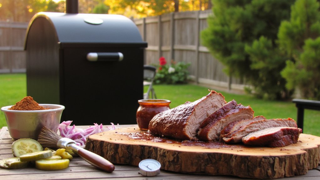 simpler backyard bbq smoking