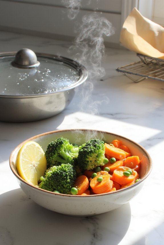 steam fresh vegetables in minutes