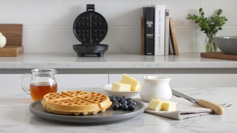 store waffle maker upright