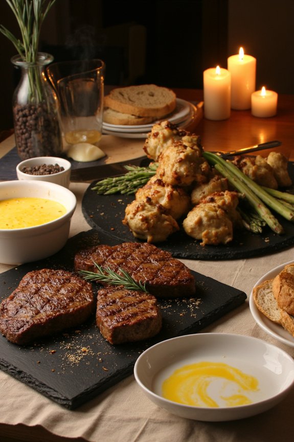 tabletop interactive protein searing