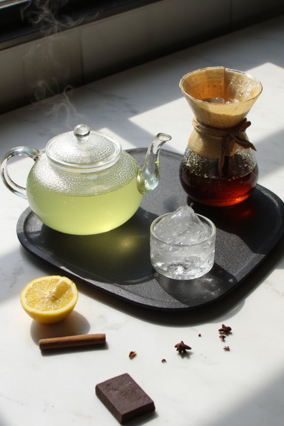 temperature controls flavor extraction