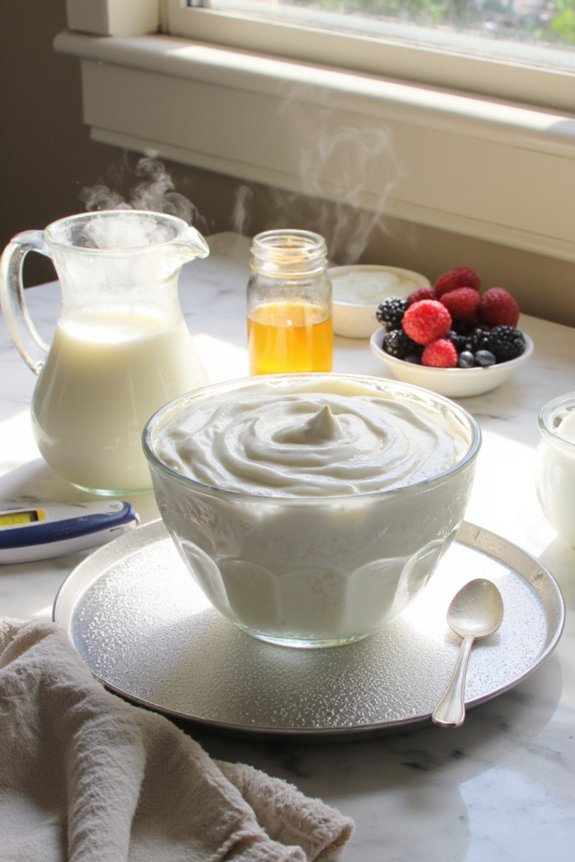 temperature controls yogurt fermentation