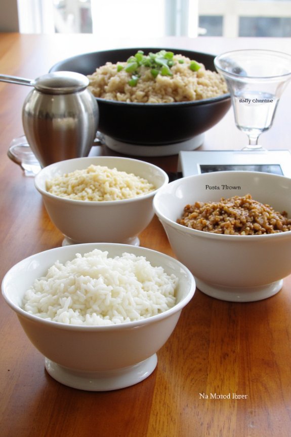 tweak water ratios per cooker