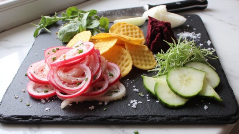 unexpected precise vegetable slices