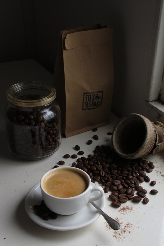 use fresh locally roasted beans