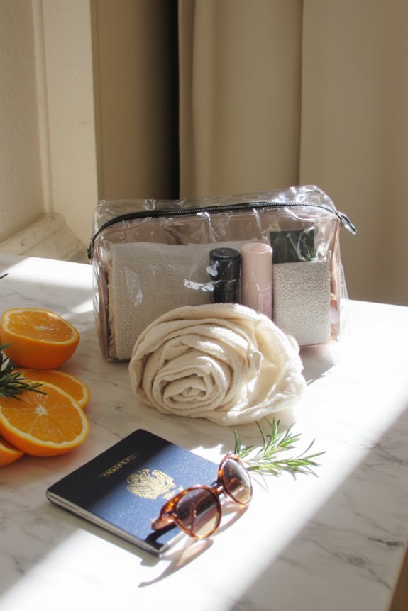 vacuum sealed toiletries for travel