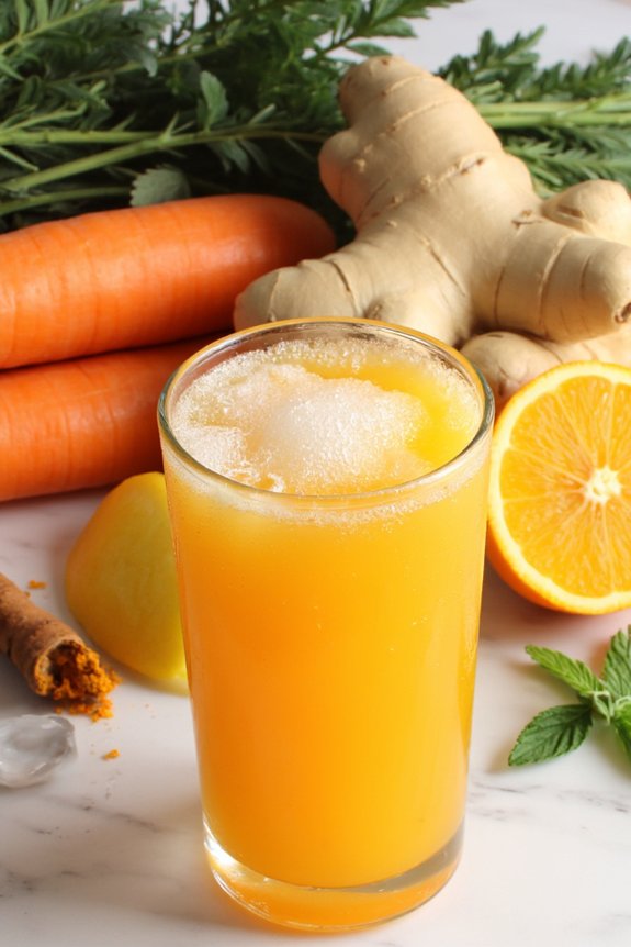 zesty carrot ginger immunity tonic