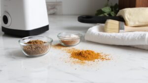 remove residue between spices