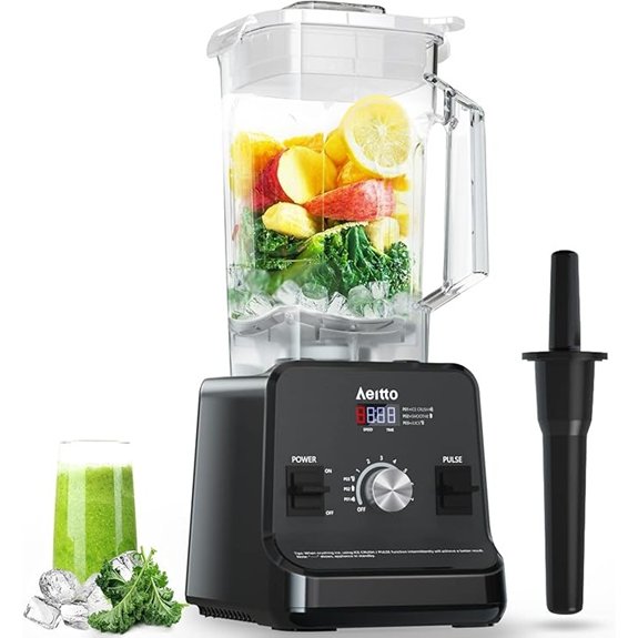 Aeitto 1500W Professional Countertop Blender 68 Oz Capacity