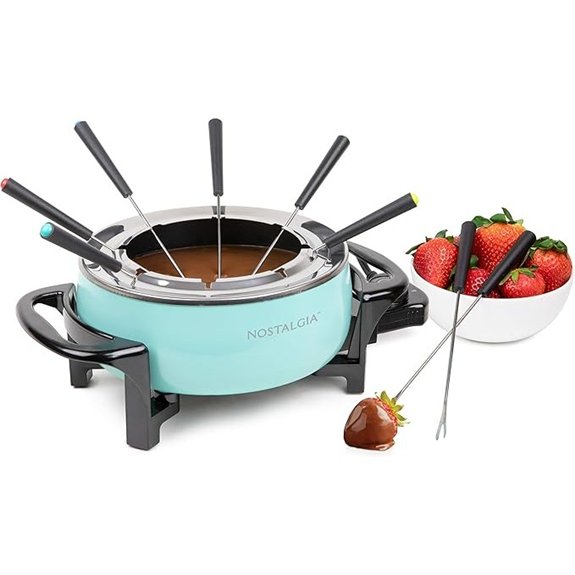Nostalgia 12-Cup Electric Fondue Pot Set
