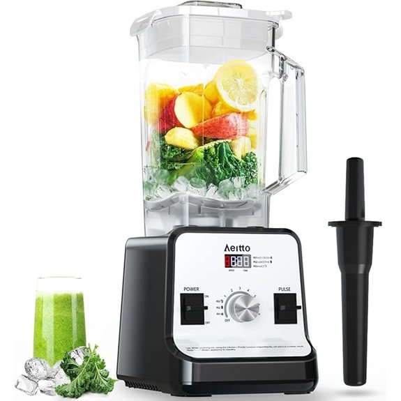 Aeitto 1500W Professional Countertop Blender 68 Oz