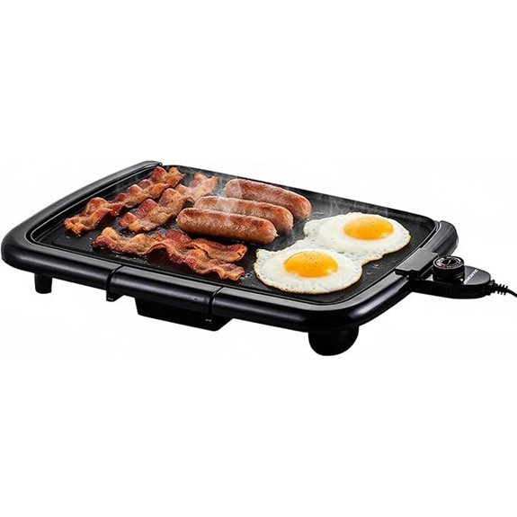 OVENTE Electric Griddle 16x10 Non-Stick Surface