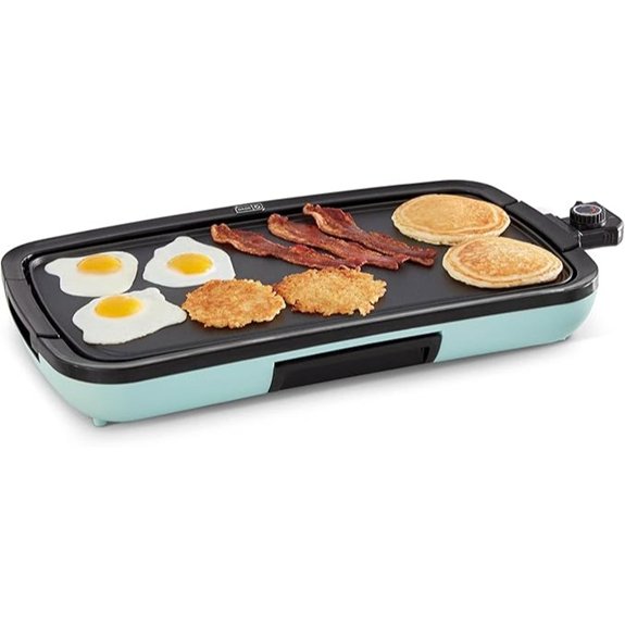 DASH Deluxe Electric Griddle with Removable Nonstick Plate