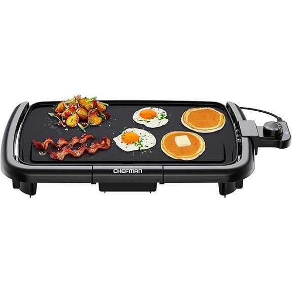 Chefman Electric Griddle Nonstick with Removable Temperature Control