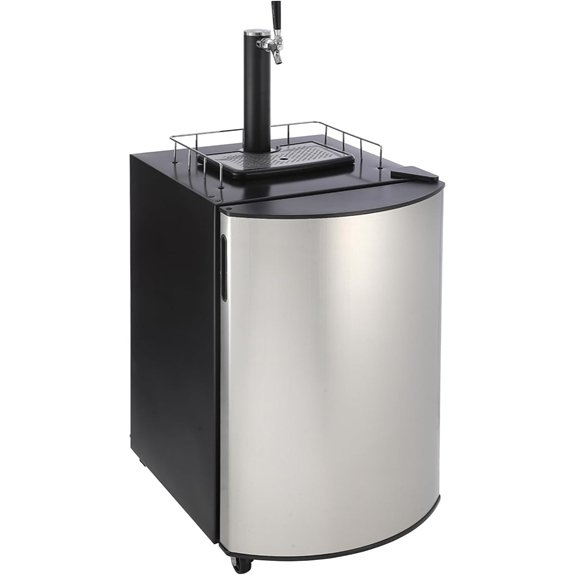 GarveeHome Single Tap Beer Kegerator Refrigerator
