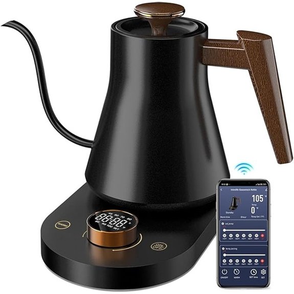 Smart WiFi Gooseneck Electric Kettle 0.8L 1000W