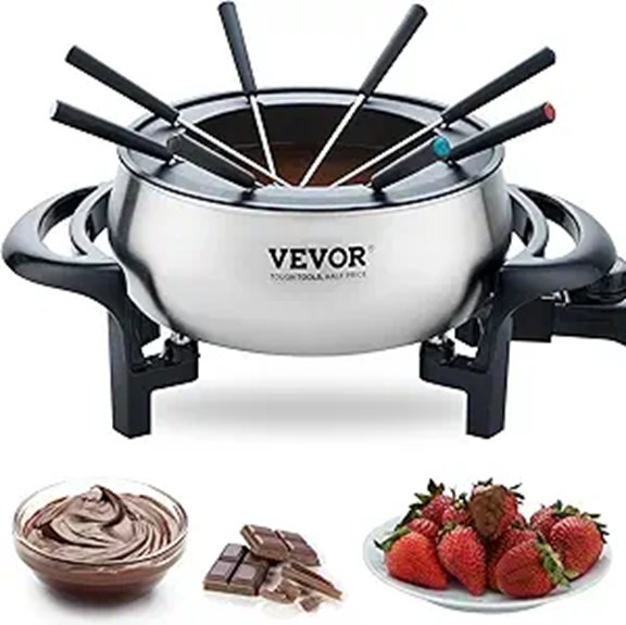 VEVOR Electric Fondue Pot Set with Forks
